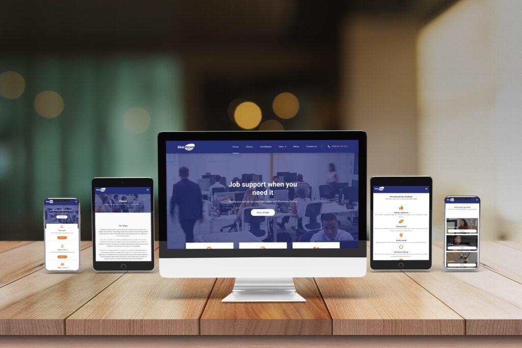 Bluestones Staffing Northern Ireland new website